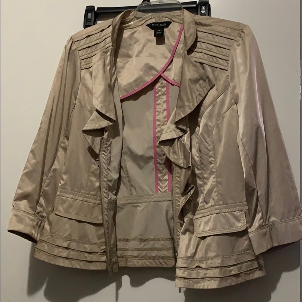 White House / Black Market think layer jacket